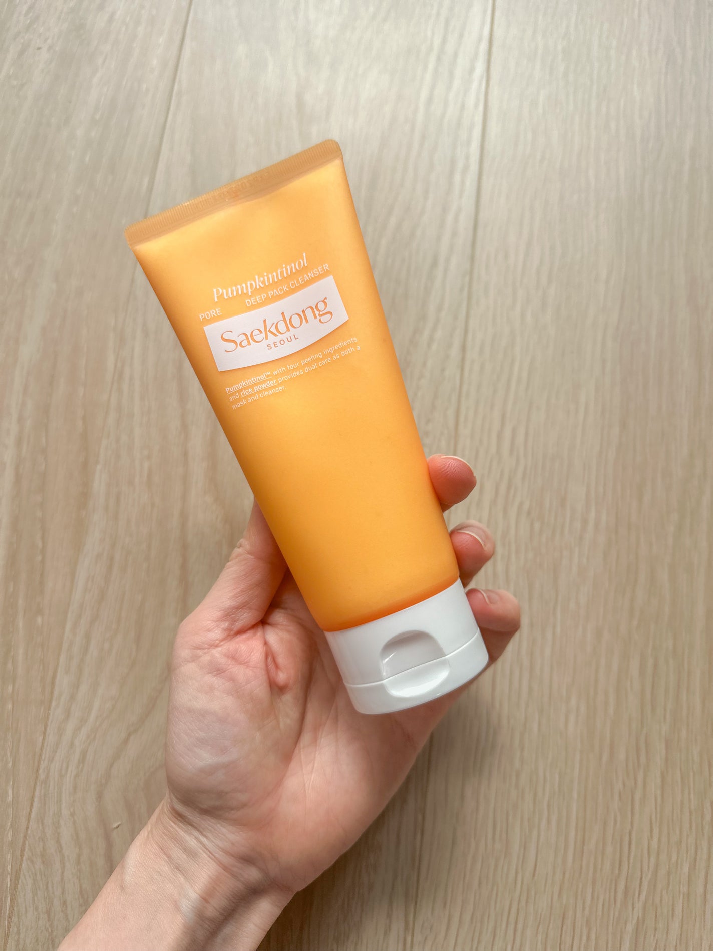 PUMPKINTINOL パッククレンザー/Saekdong SEOUL/洗顔フォームを使ったクチコミ(2枚目)
