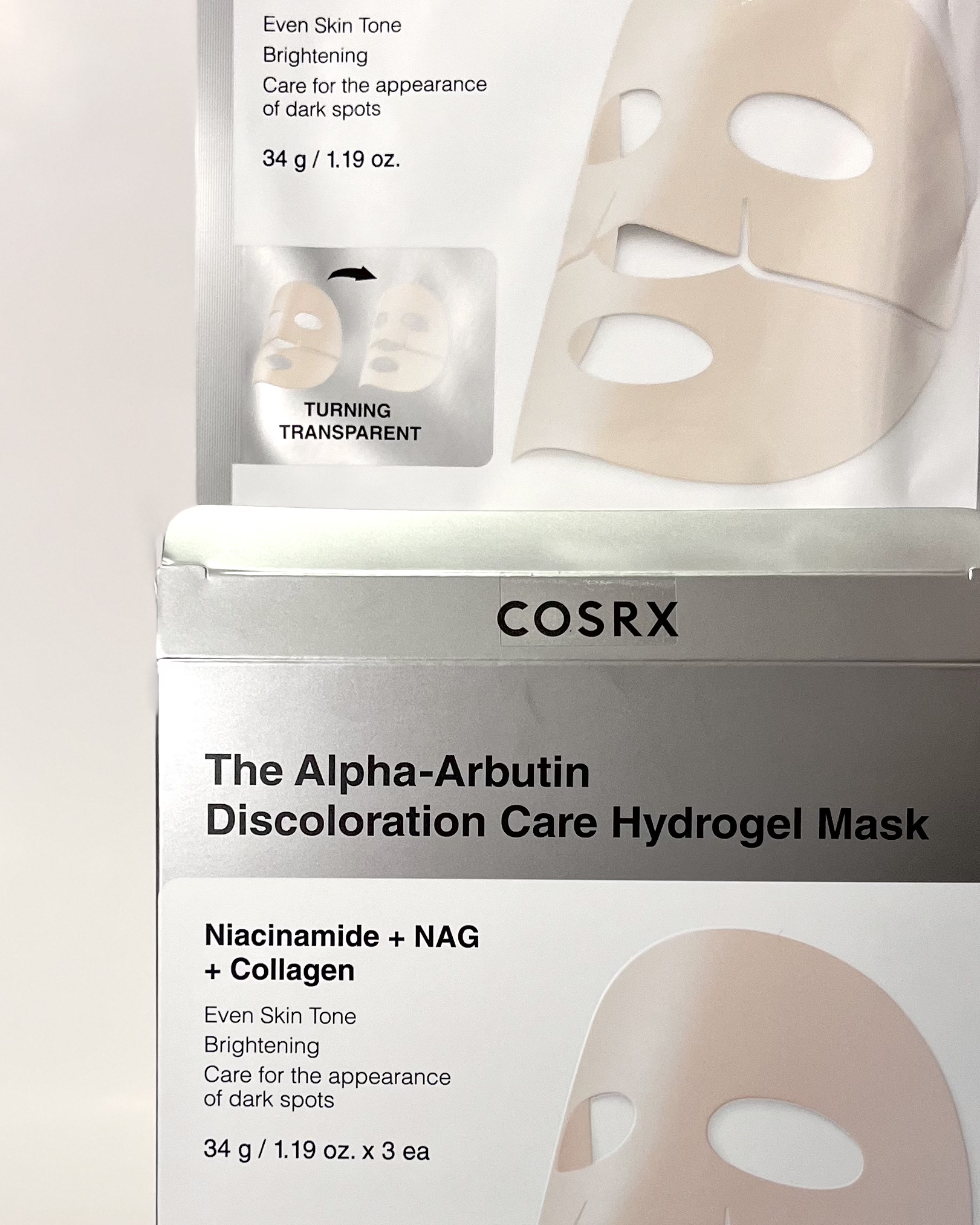 RXザ・アルファ アルブチン ハイドロゲルパック/COSRX/シートマスク・パックを使ったクチコミ（1枚目）