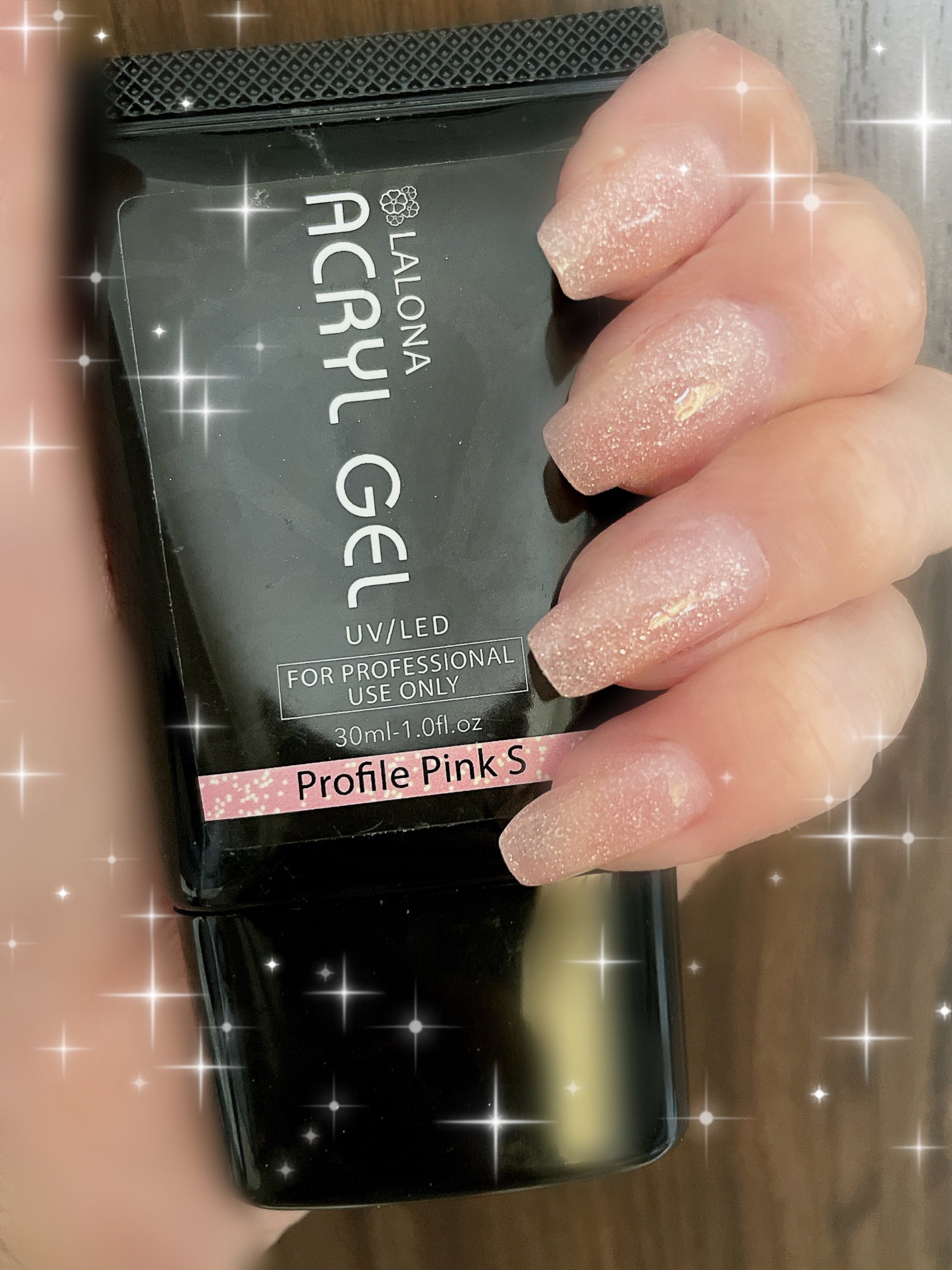 ACRYL GEL/LALONA/ジェルネイルを使ったクチコミ（1枚目）