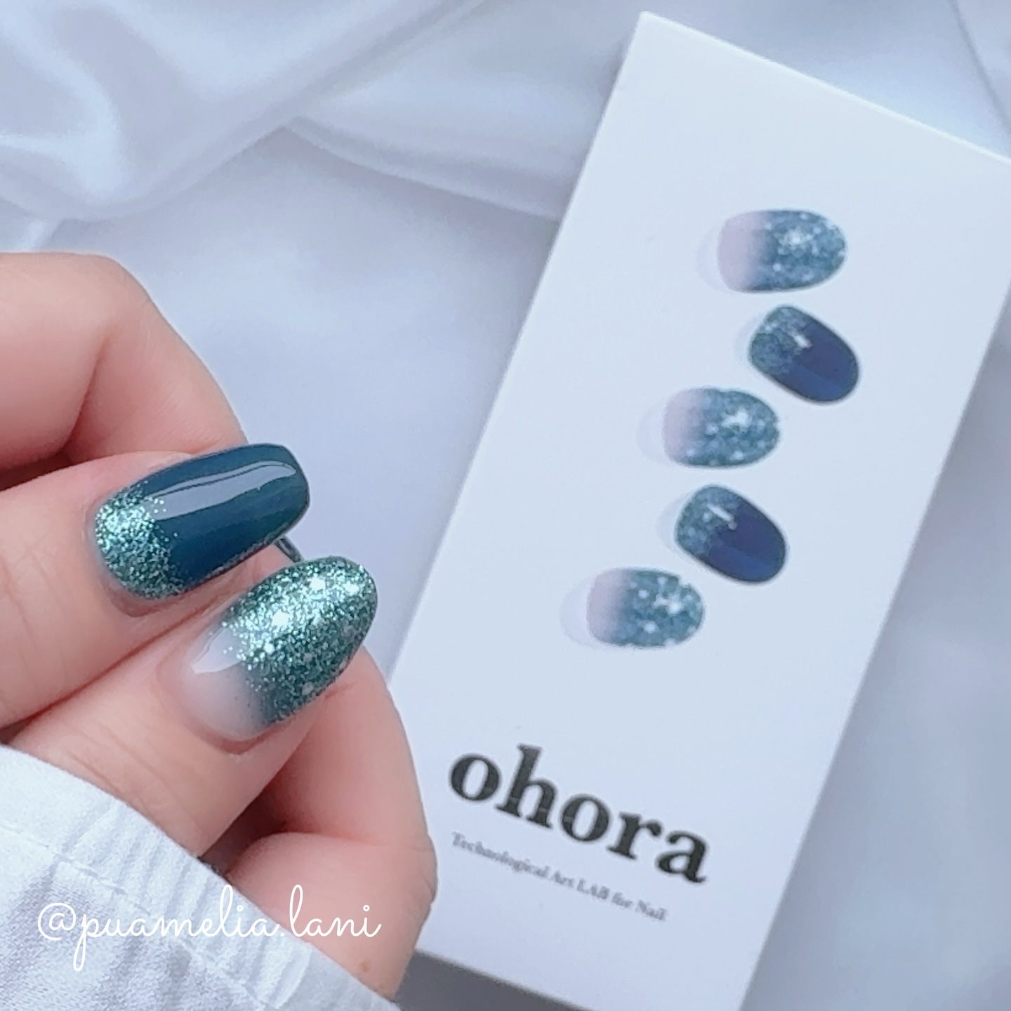 セミキュアジェルネイル(ペディキュア)/ohora/ネイルシールを使ったクチコミ（1枚目）
