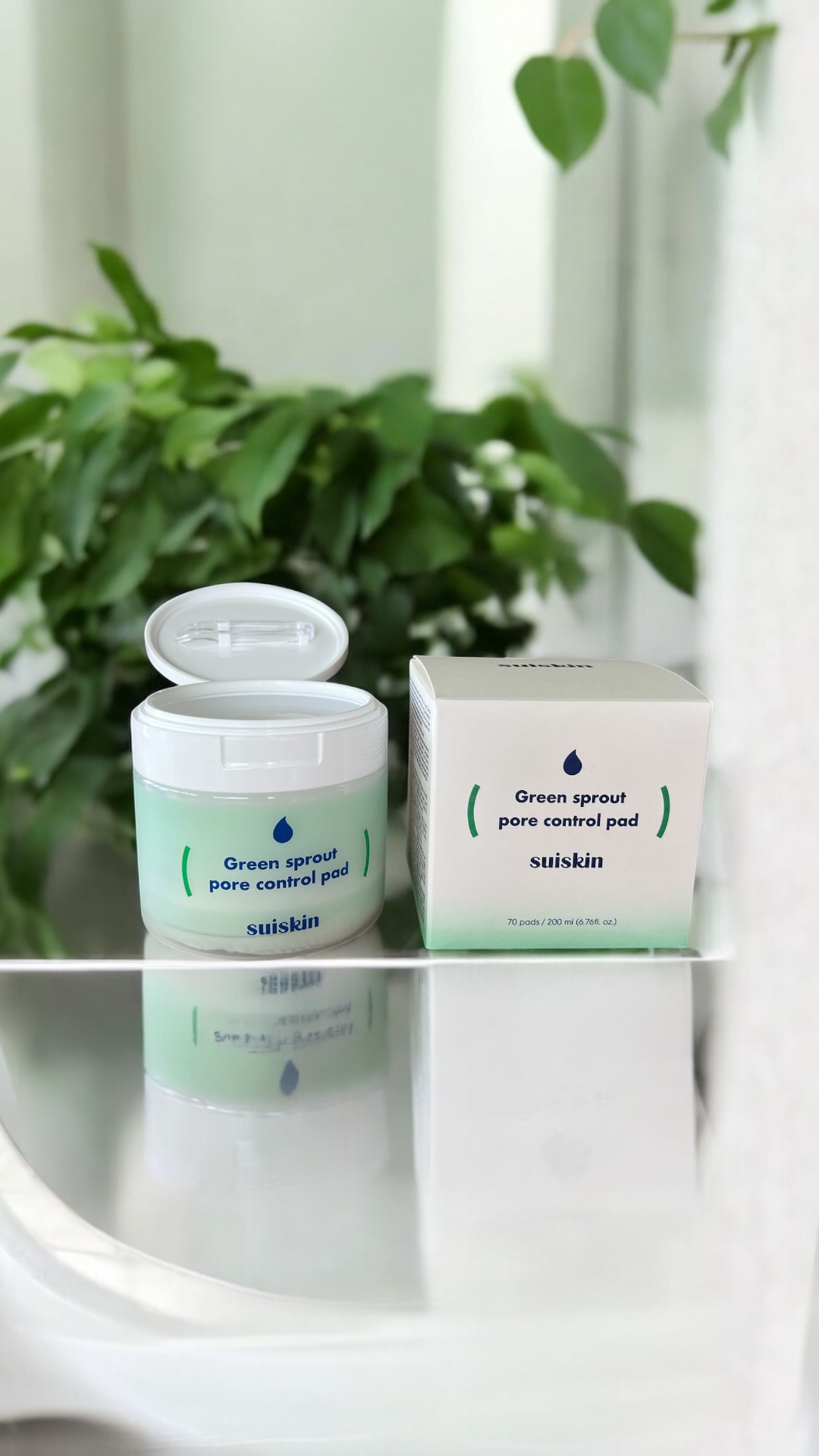 若芽ポアコントロール部分パック/suiskin/トナーパッドを使ったクチコミ（1枚目）