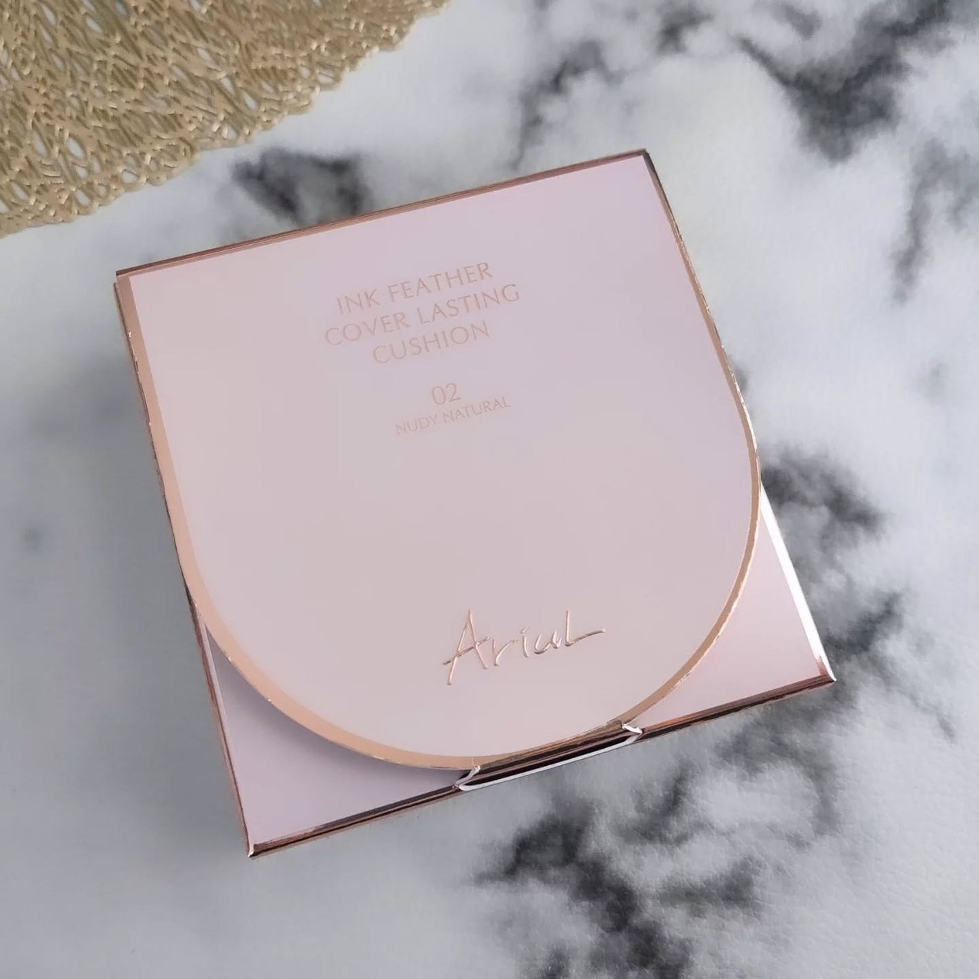アリウル インクフェザーカバーラスティングクッション/Ariul/クッションファンデーションを使ったクチコミ(2枚目)