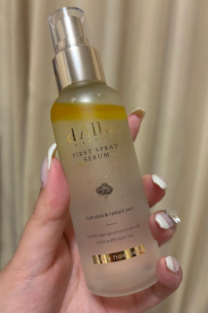 ダルバ ホワイトトリュフファーストスプレーセラム/ダルバ/ミスト状化粧水を使ったクチコミ(1枚目)