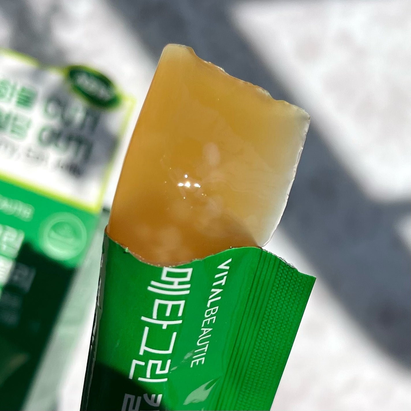 メタグリーン カロリーカットゼリー/VITALBEAUTIE/ボディサプリメントを使ったクチコミ(3枚目)