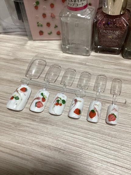 CanDoトップコート/キャンドゥ/ネイルトップコートを使ったクチコミ(2枚目)