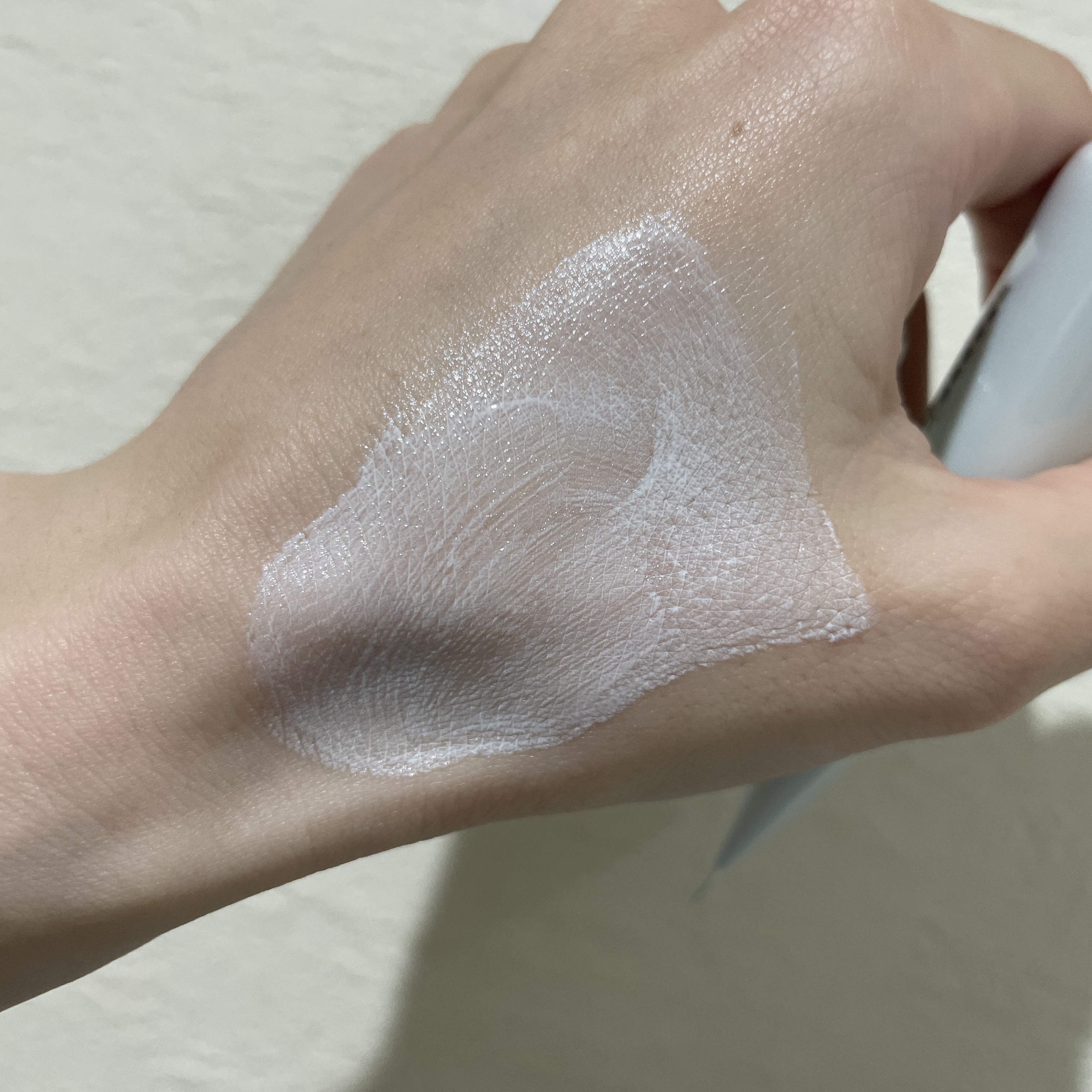 クリーンティーツリーリポソームトーンアップサンクリーム（グリーン）/ダルバ/日焼け止めクリームを使ったクチコミ（3枚目）