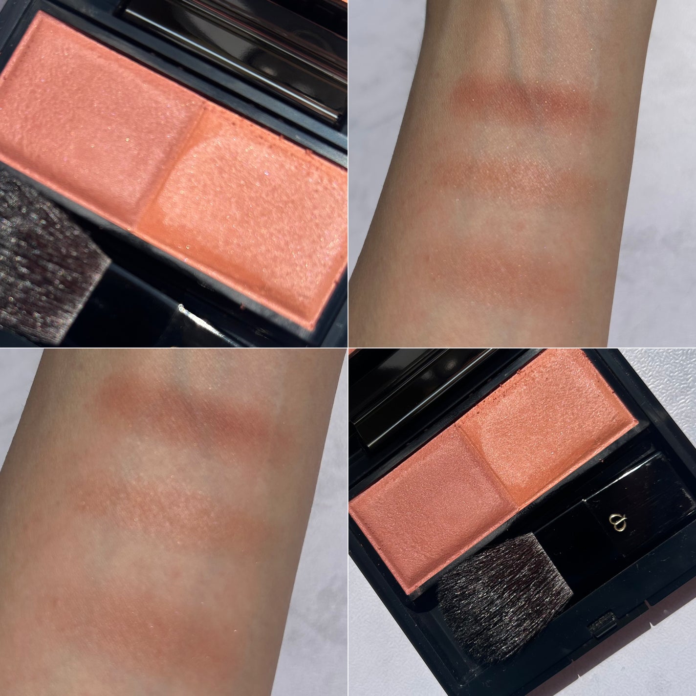 ブラッシュデュオプードル/クレ・ド・ポー ボーテ/パウダーチークを使ったクチコミ(5枚目)