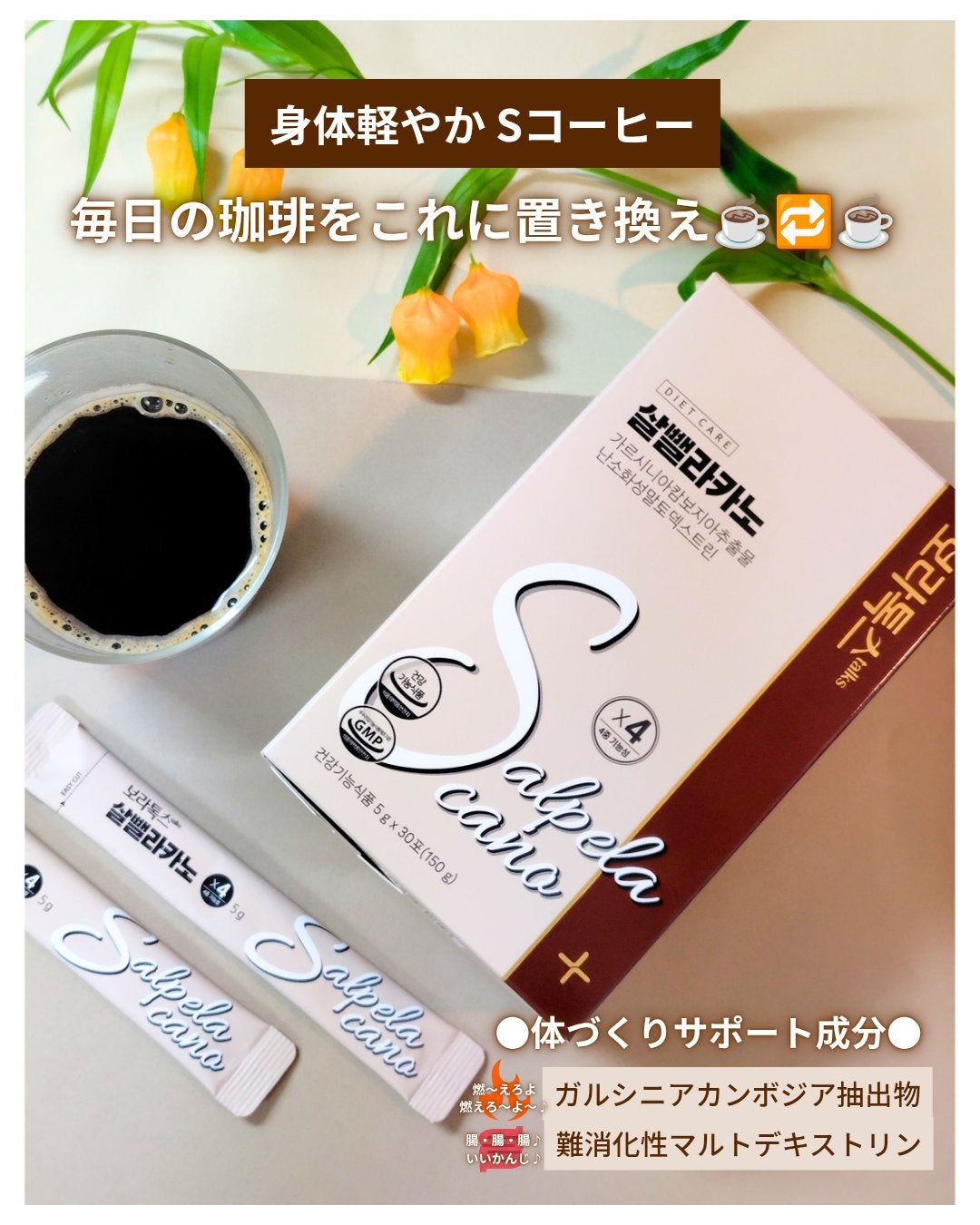 ダイエットSコーヒー/PRUMWELLNESS/ドリンクを使ったクチコミ(1枚目)