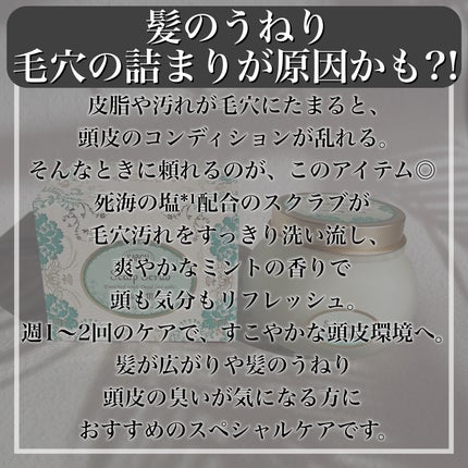 ヘッドスクラブ リフレッシング(ミント)/SABON/ヘッドスクラブを使ったクチコミ(2枚目)