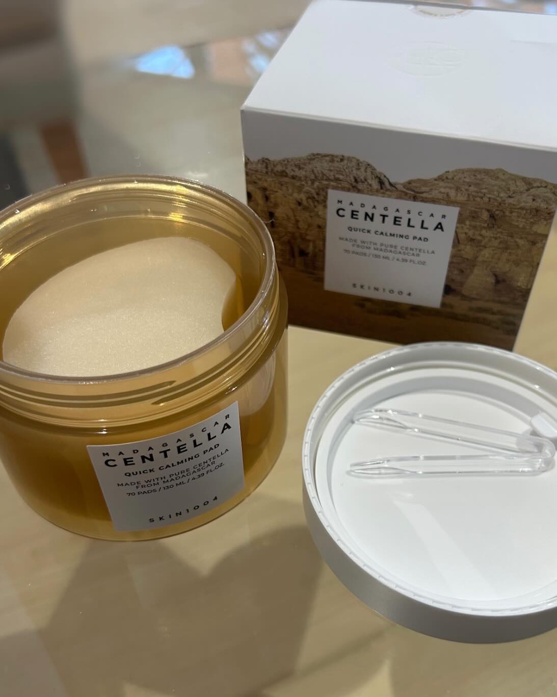 センテラ クイックカーミングパッド/SKIN1004/トナーパッドを使ったクチコミ（2枚目）