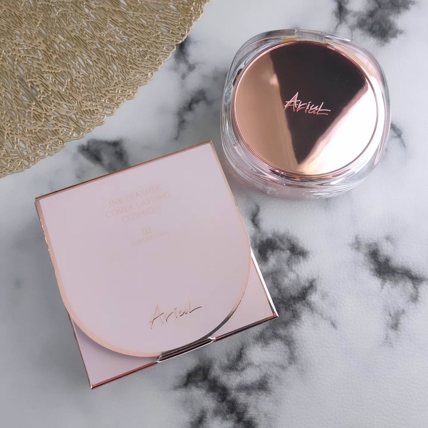 アリウル インクフェザーカバーラスティングクッション/Ariul/クッションファンデーションを使ったクチコミ(4枚目)