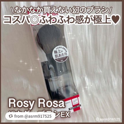 パウダーブラシEX/ロージーローザ/メイクブラシを使ったクチコミ(1枚目)