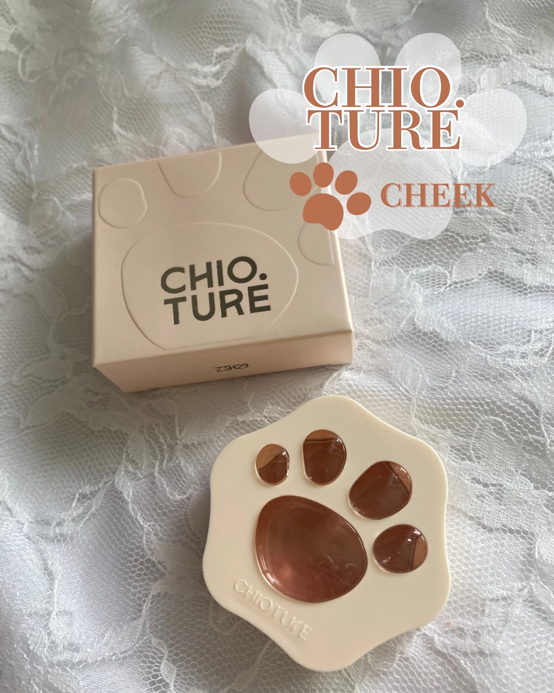 肉球チーク/CHIOTURE/パウダーチークを使ったクチコミ（1枚目）