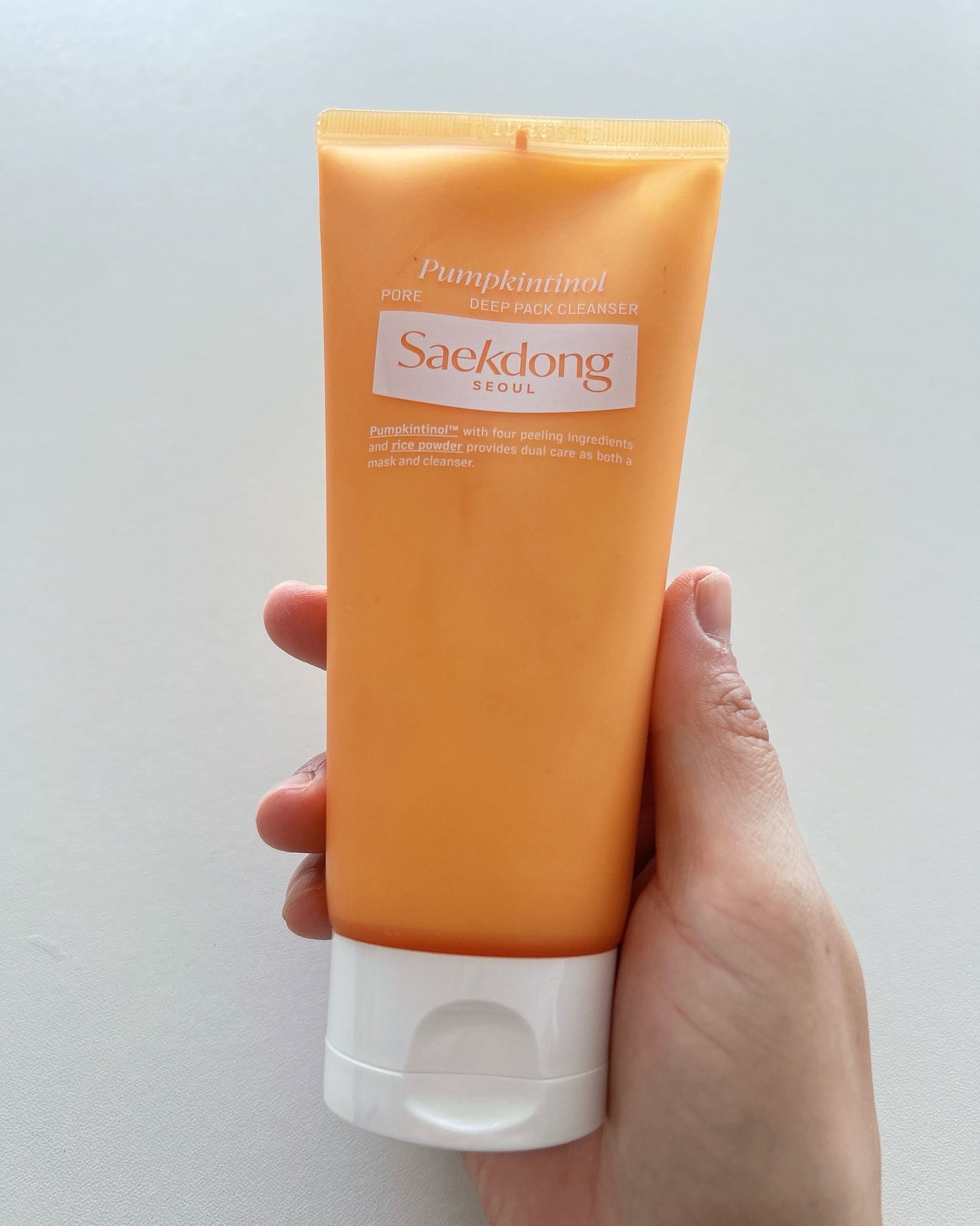 PUMPKINTINOL パッククレンザー/Saekdong SEOUL/洗顔フォームを使ったクチコミ（1枚目）