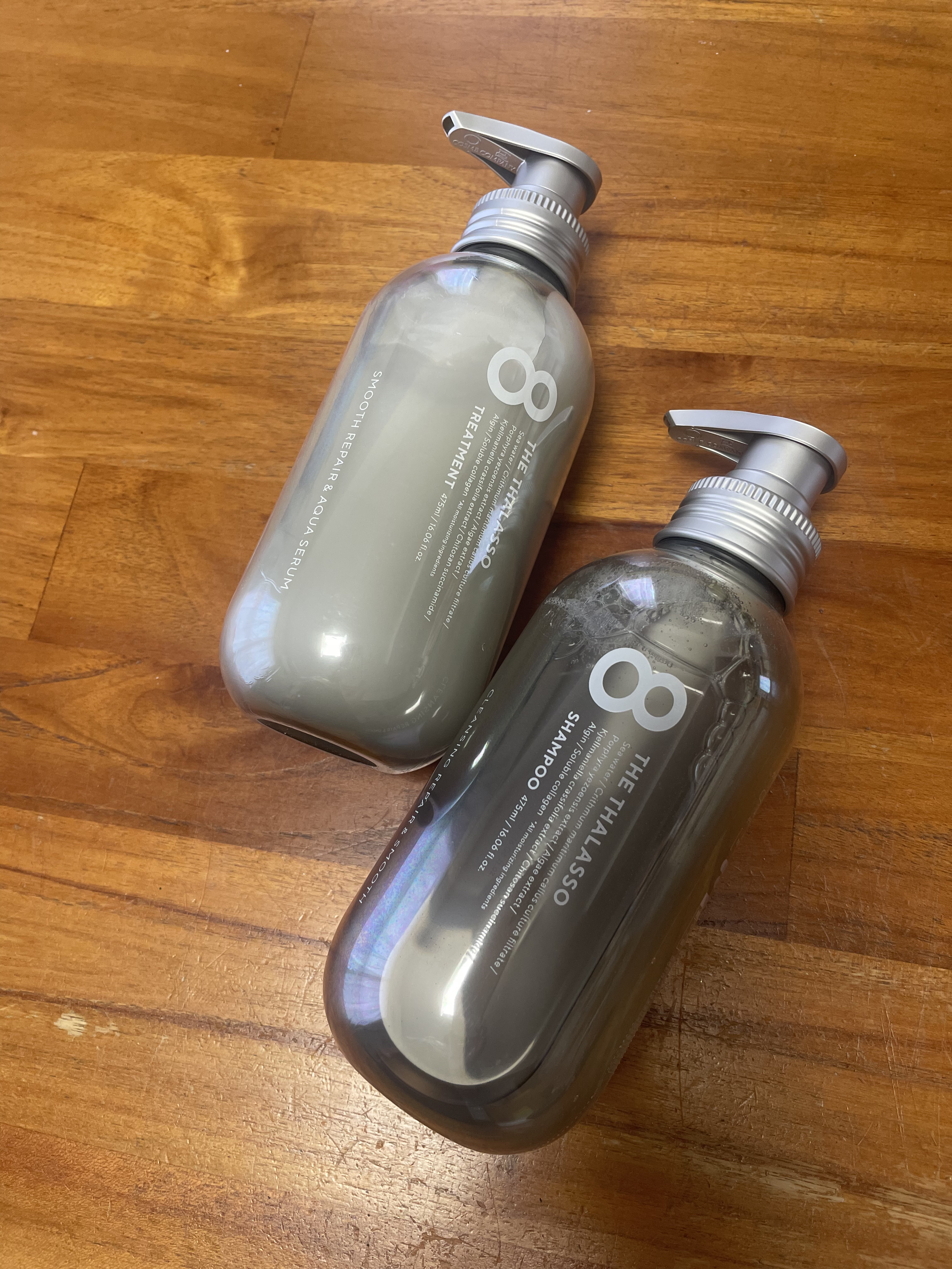 クレンジングリペア＆スムース 美容液シャンプー／スムースリペア＆アクアセラム 美容液トリートメント/エイトザタラソ/市販シャンプーを使ったクチコミ（1枚目）