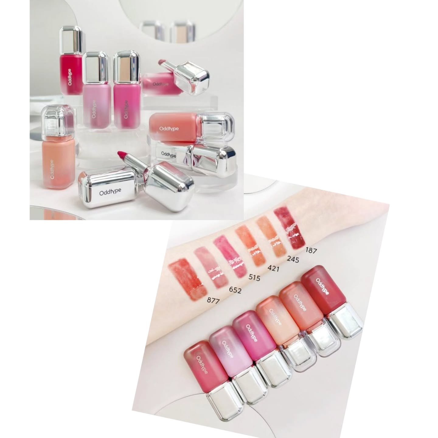 アンシーン バルーンティント 187 オールアワーズ/Oddtype/リップティントを使ったクチコミ（3枚目）