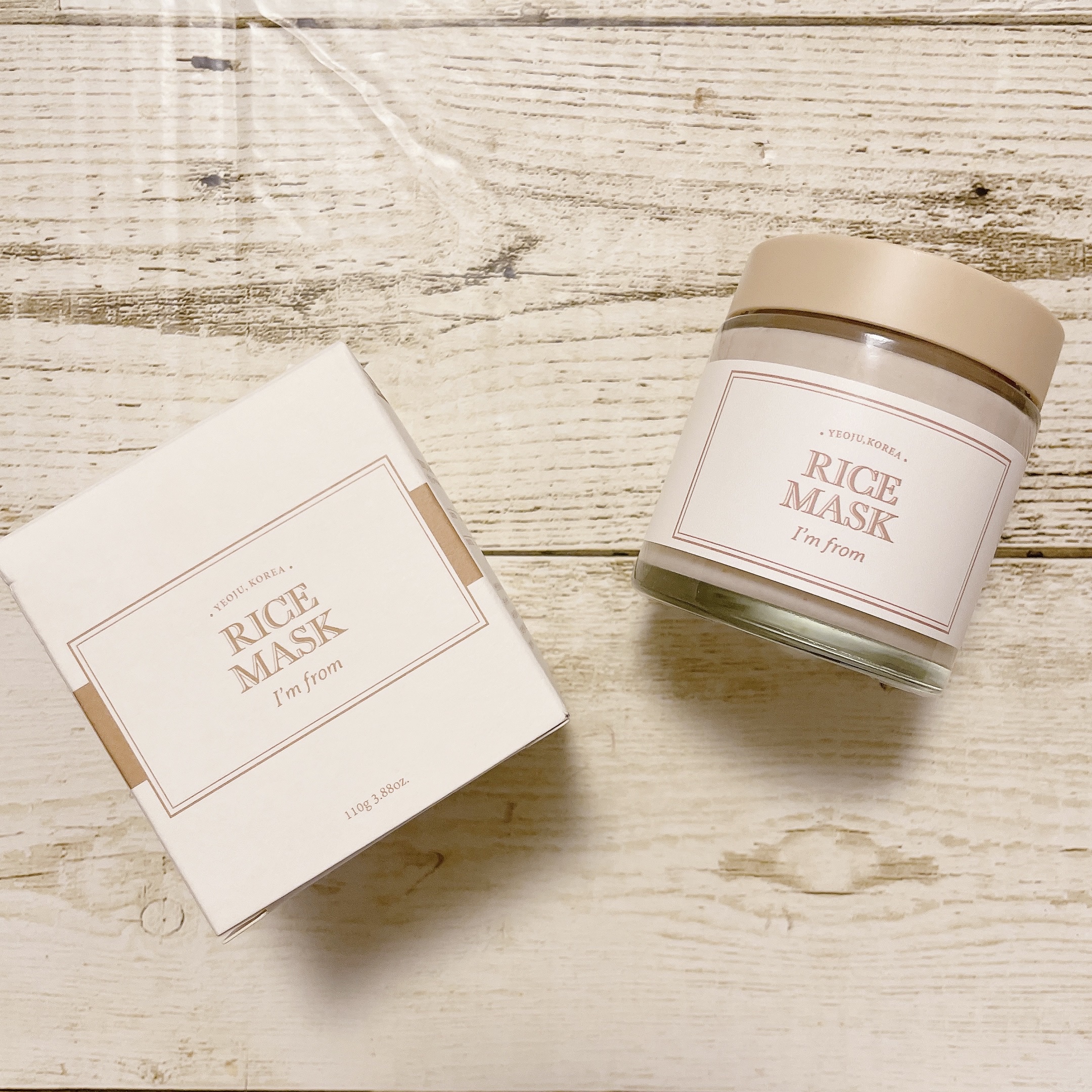 RICE MASK/I'm from/洗い流すパック・マスクを使ったクチコミ（1枚目）