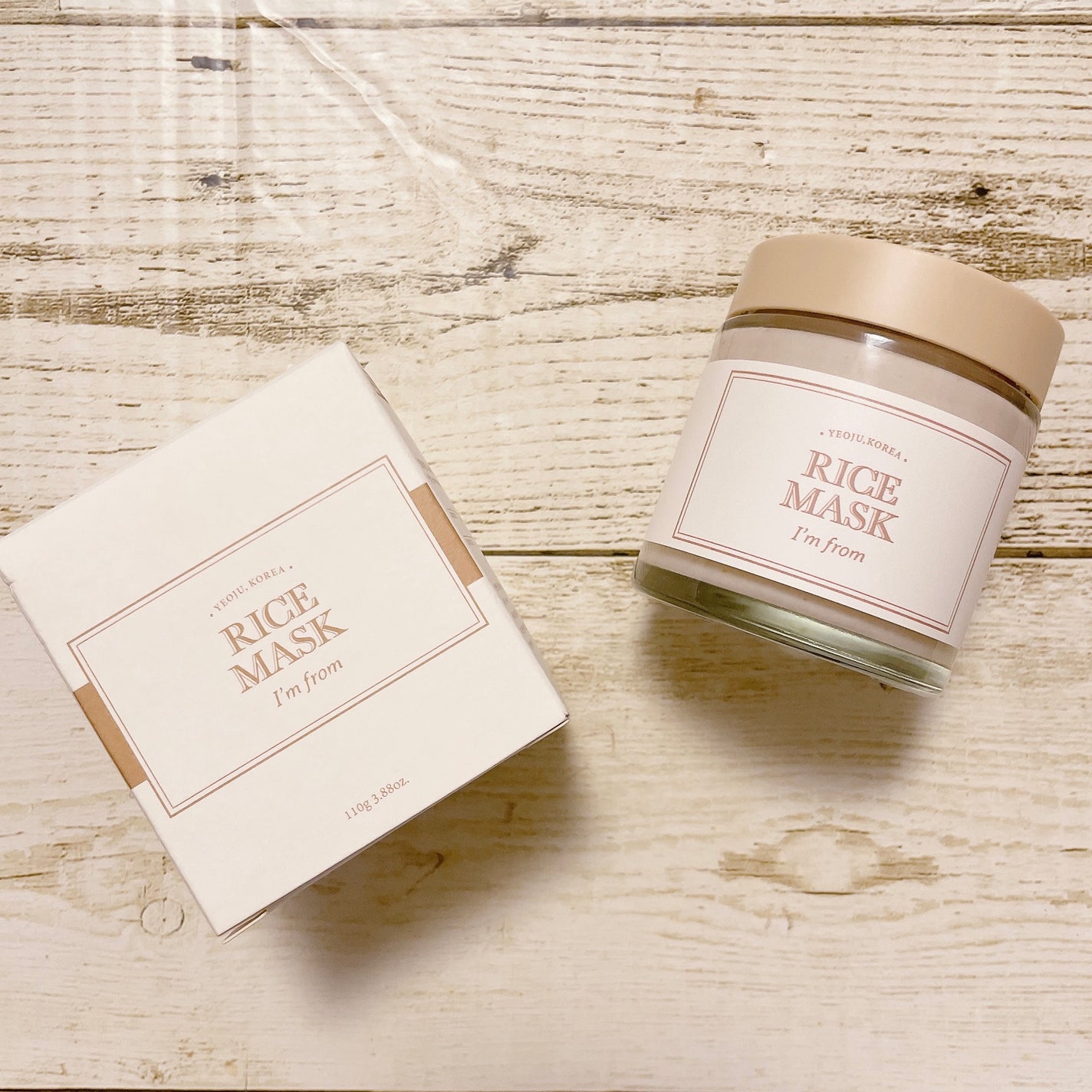 RICE MASK/I'm from/洗い流すパック・マスクを使ったクチコミ(1枚目)