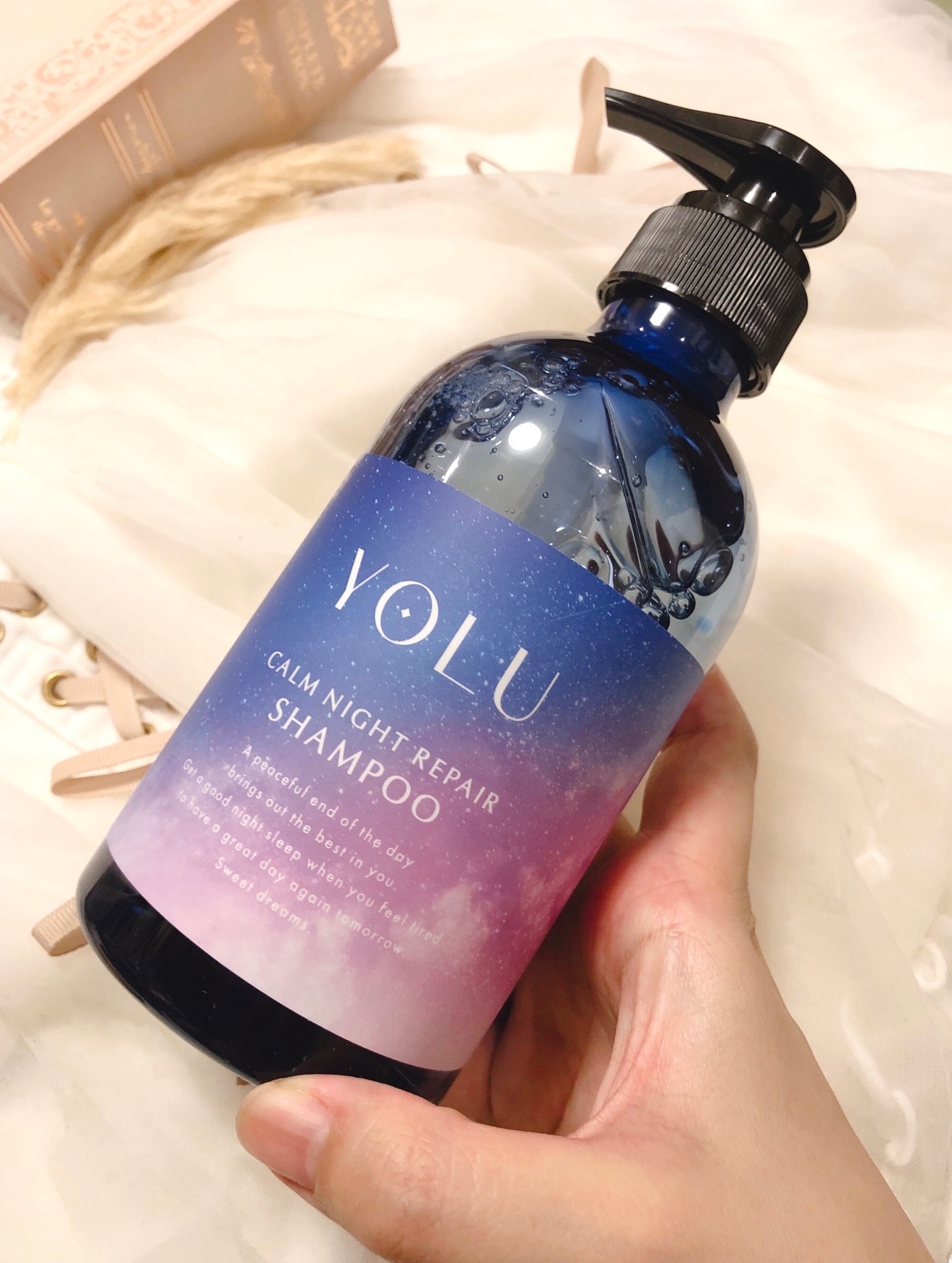 カームナイトリペアシャンプー／トリートメント/YOLU/シャンプー・コンディショナーを使ったクチコミ（3枚目）