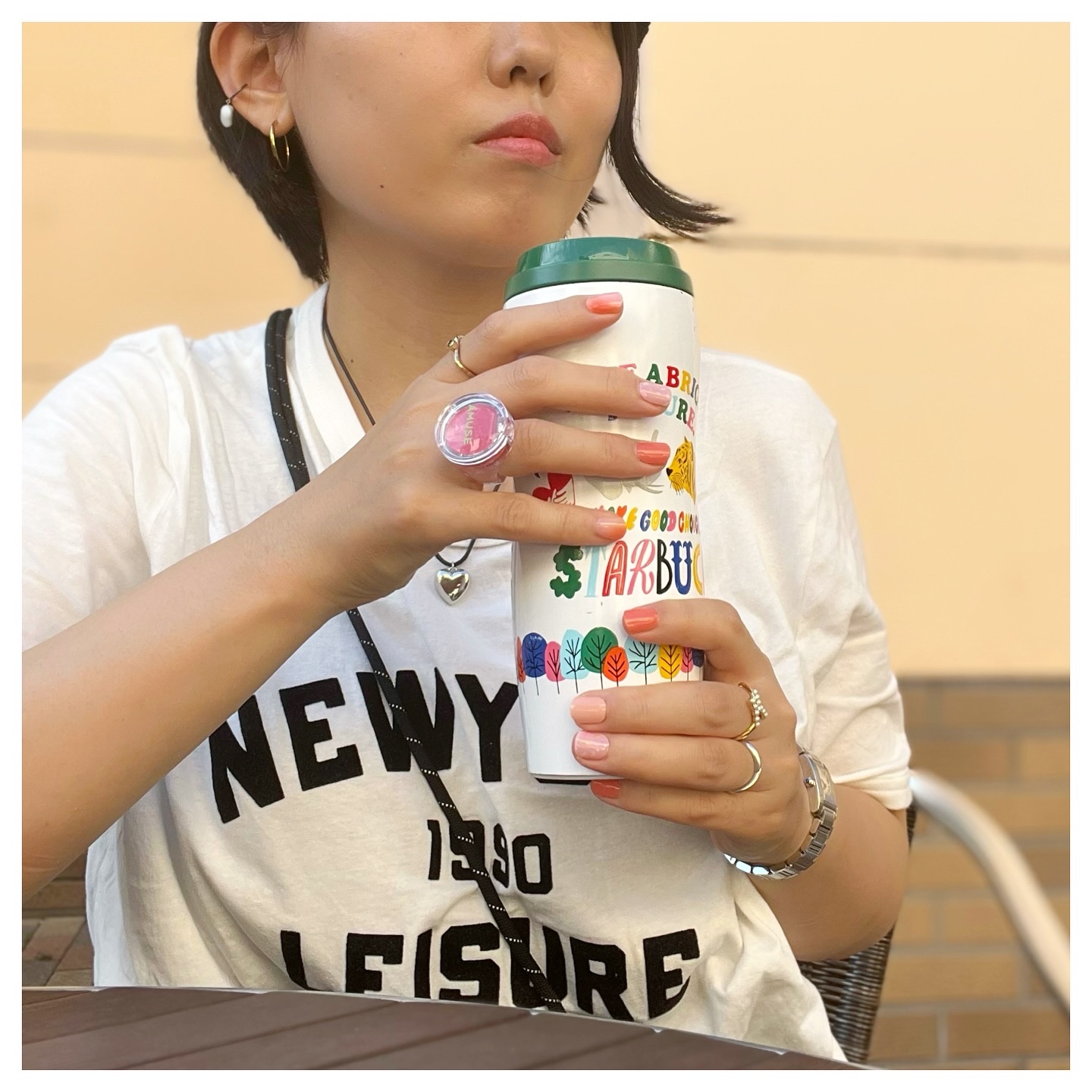 リングリップバーム/AMUSE/口紅を使ったクチコミ（3枚目）