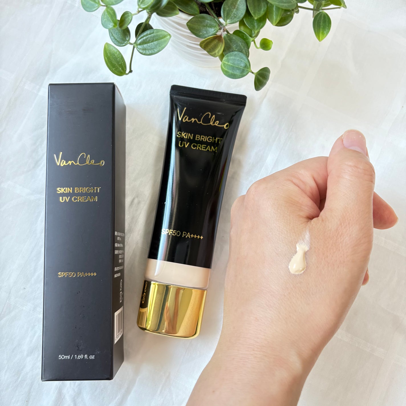 スキンブライトUVクリーム/VanCleo/日焼け止めクリームを使ったクチコミ(2枚目)