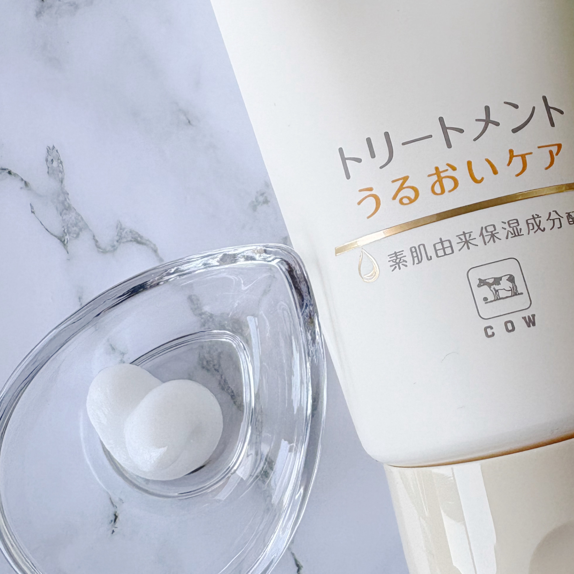 シャンプー／トリートメント ＜うるおいケア＞/カウブランド無添加/市販シャンプーを使ったクチコミ（3枚目）