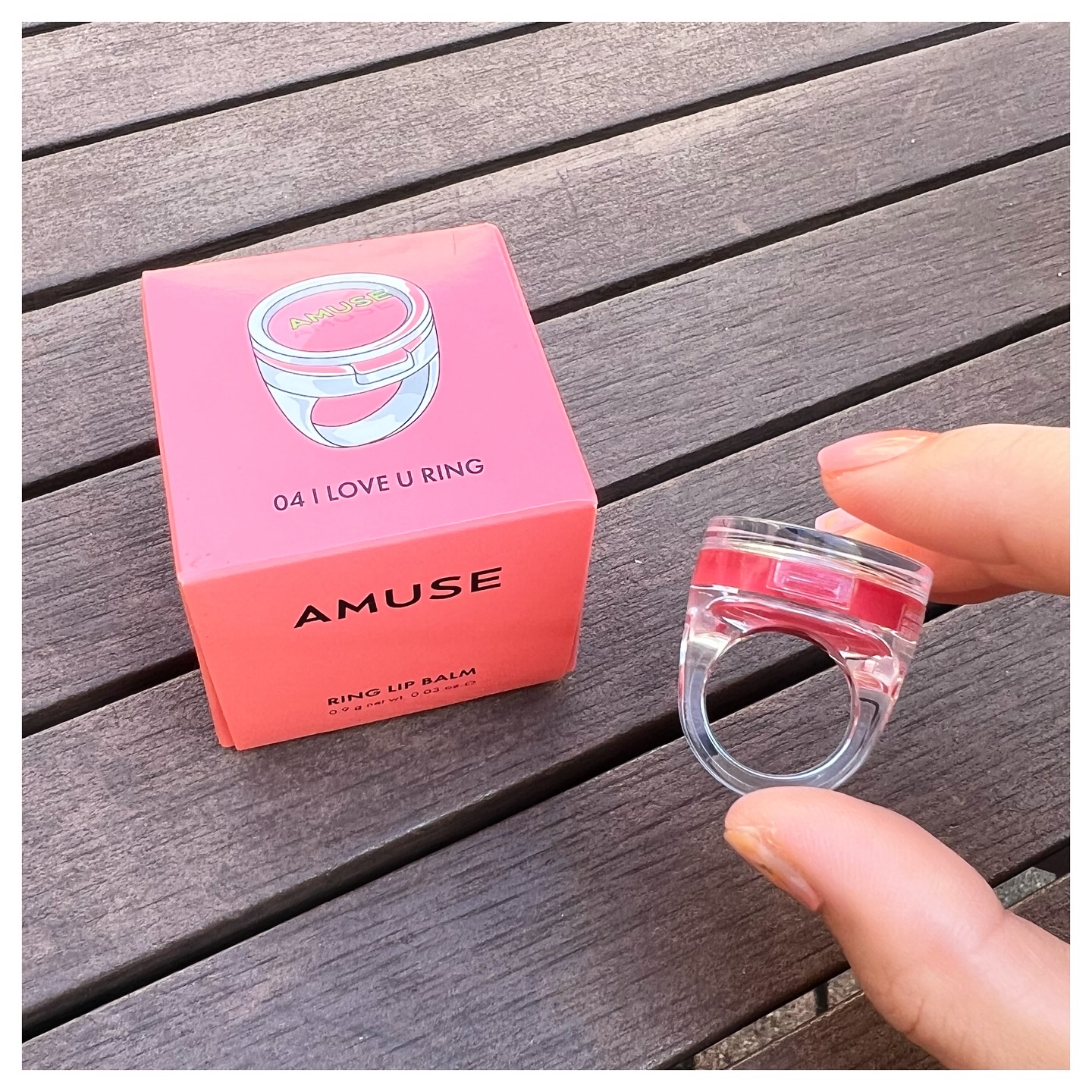 リングリップバーム/AMUSE/口紅を使ったクチコミ（2枚目）