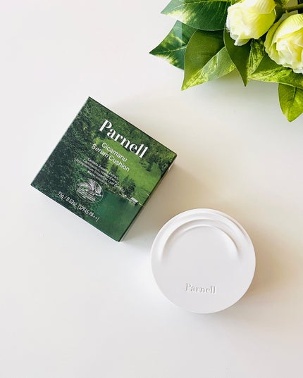 シカマヌ セラム クッションファンデ/parnell/クッションファンデーションを使ったクチコミ(1枚目)