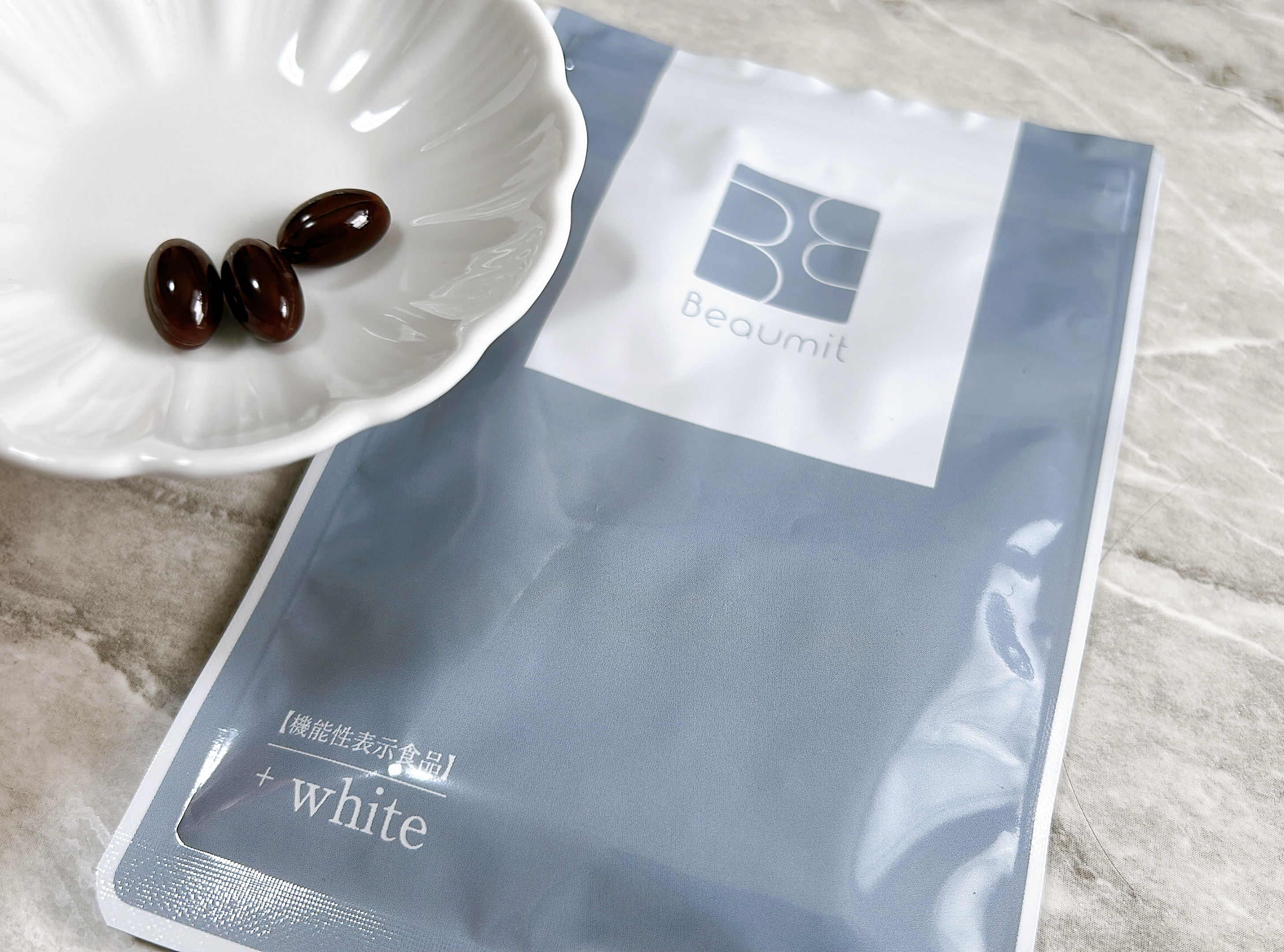 プラスホワイト/Beaumit/美容サプリメントを使ったクチコミ（3枚目）