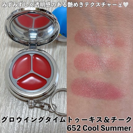 グローイングタイムトゥーキスアンドブラッシュ/Dinto/口紅を使ったクチコミ(3枚目)