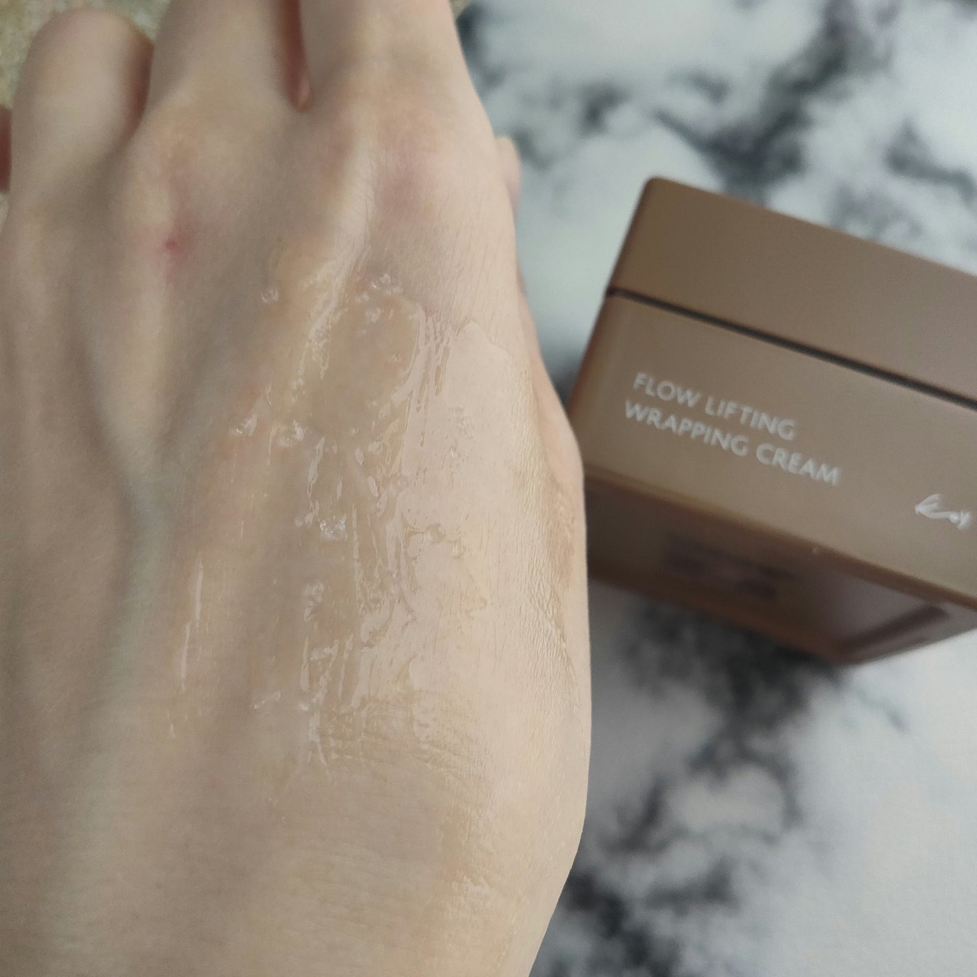 フローリフティングラッピングクリーム/koy/フェイスクリームを使ったクチコミ(3枚目)