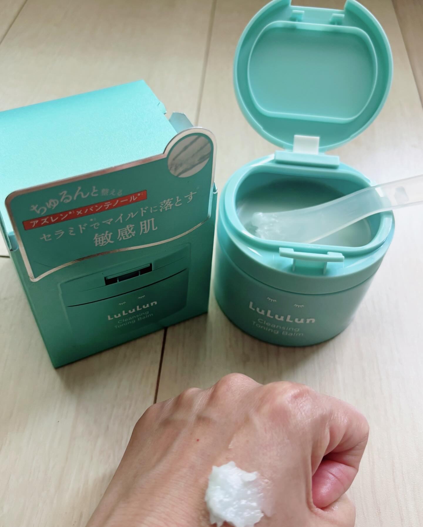 ルルルンクレンジング トーニングバーム MILD BLUE/ルルルン/クレンジングバームを使ったクチコミ（3枚目）