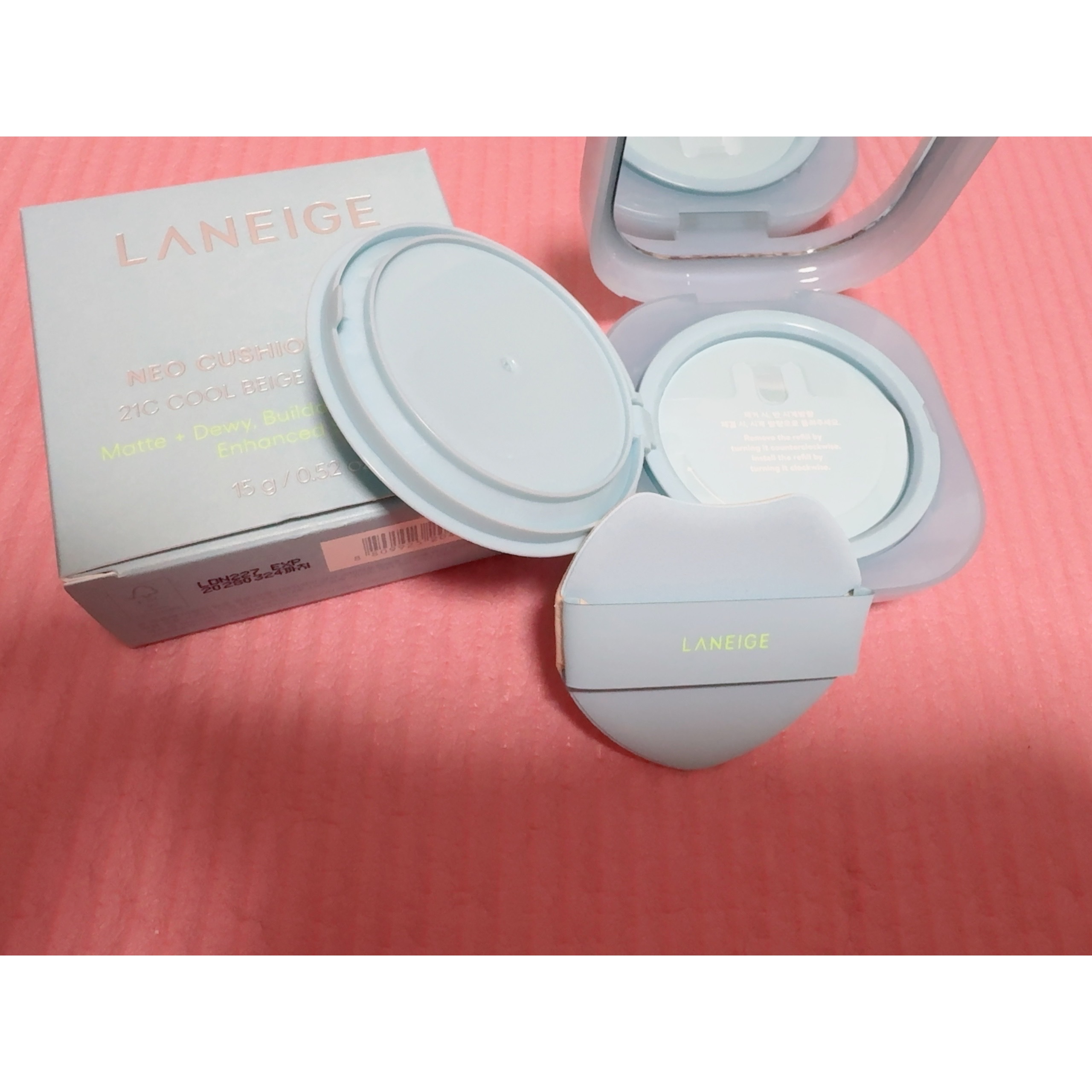 ラネージュ ネオクッション ミュイ ​/LANEIGE/クッションファンデーションを使ったクチコミ（1枚目）