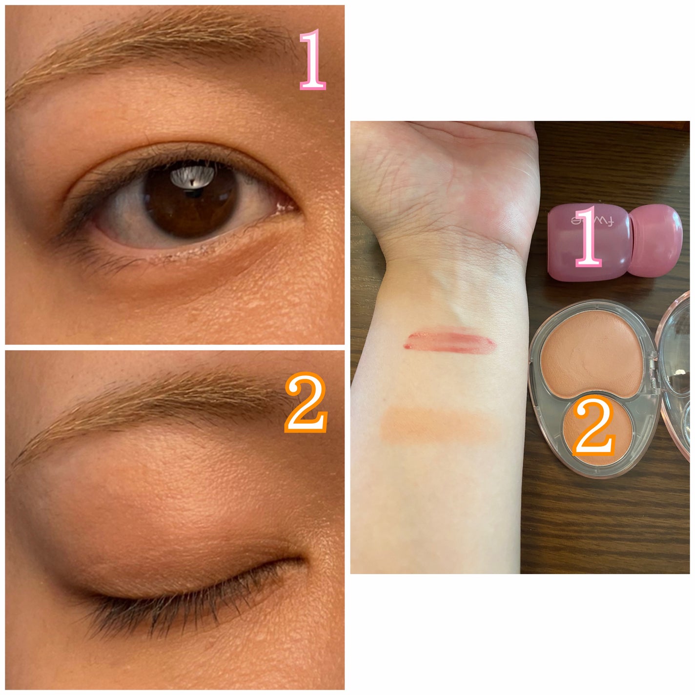 デュアルチークメロウ/fwee/ジェル・クリームチークを使ったクチコミ(2枚目)