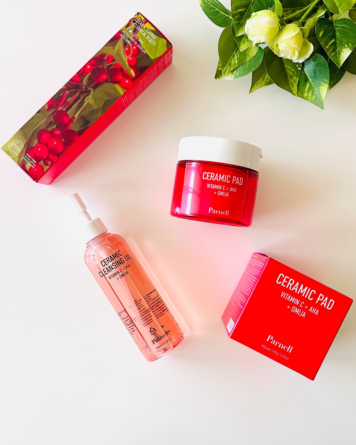 AHA オミジャ 陶器肌 パッド/parnell/トナーパッドを使ったクチコミ（1枚目）