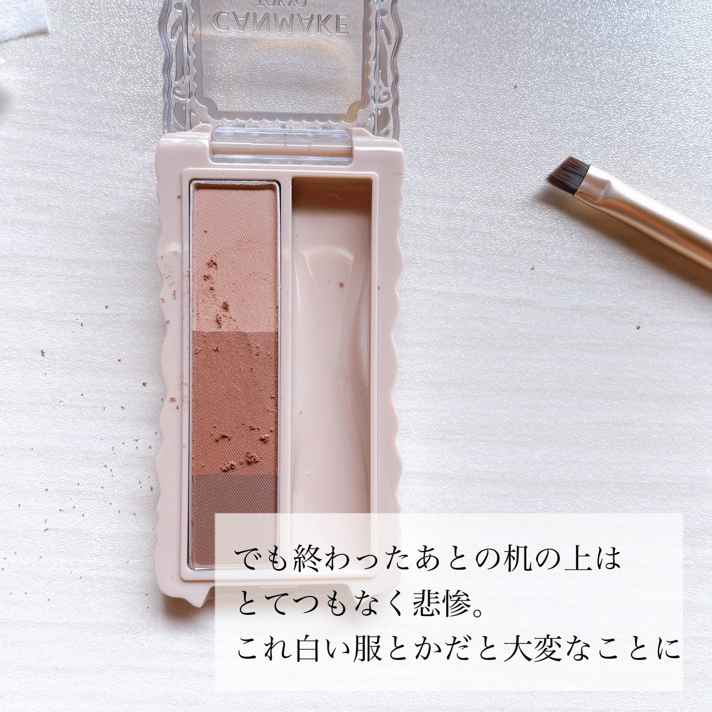 フィットスタイラーアイブロウ/キャンメイク/パウダーアイブロウを使ったクチコミ(5枚目)