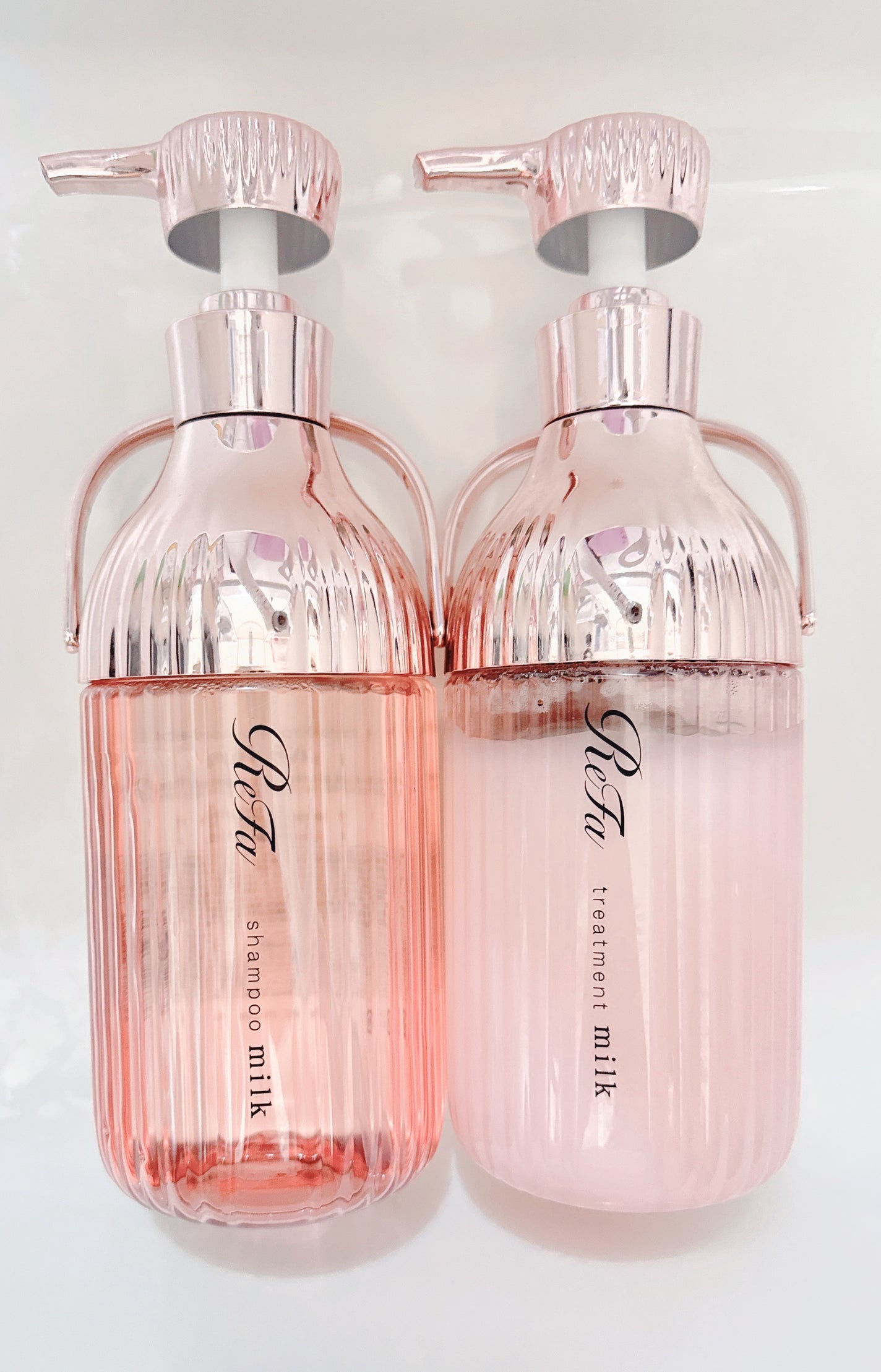 リファミルクプロテインシャンプーピンク/トリートメントピンク/ReFa/市販シャンプーを使ったクチコミ(1枚目)