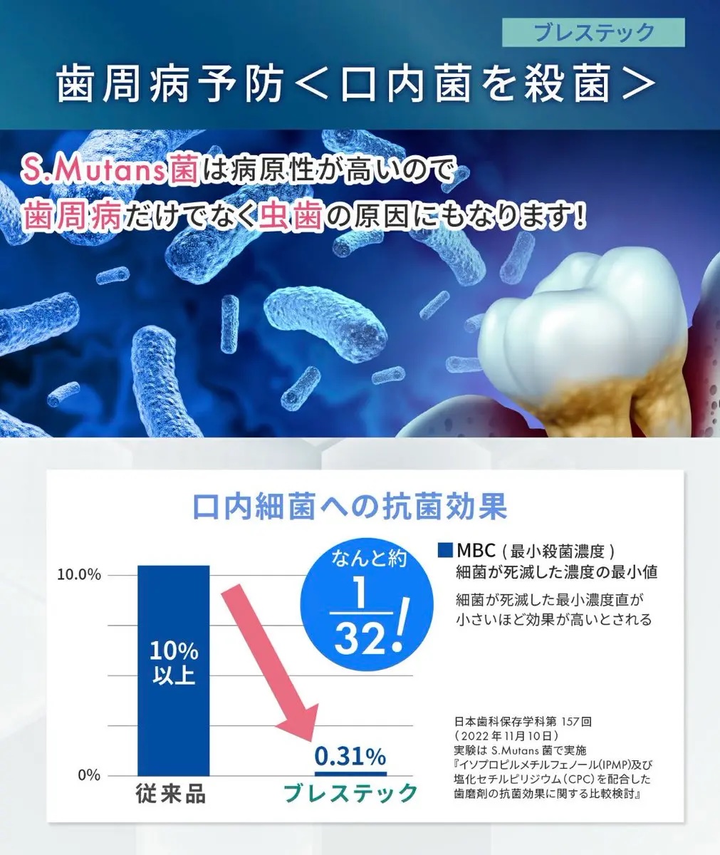 ブレステック/ホワイトエッセンス/歯磨き粉を使ったクチコミ（3枚目）