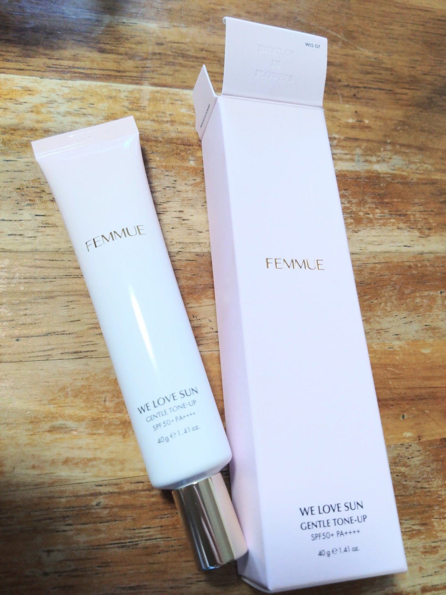 ウィーラブサン ジェントルトーンアップ UVクリーム/FEMMUE/日焼け止めクリームを使ったクチコミ(1枚目)