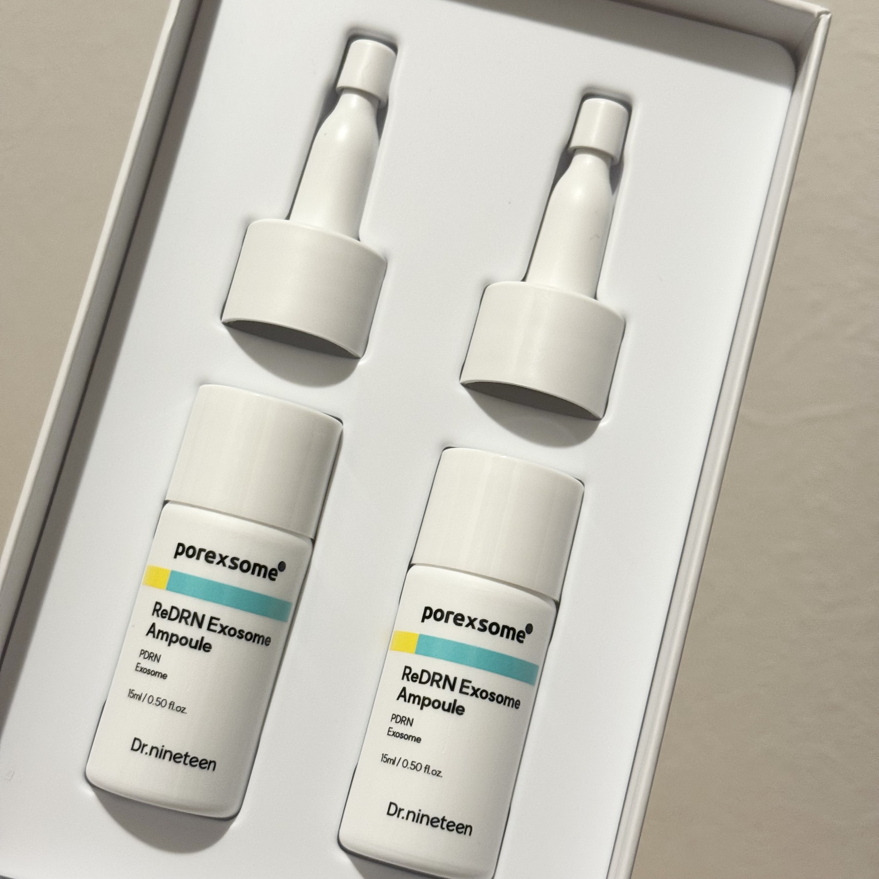 ReDRNエクソソームアンプル/Dr.nineteen/美容液を使ったクチコミ（2枚目）