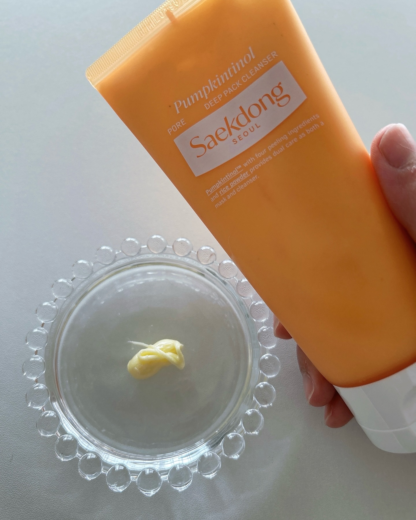 PUMPKINTINOL パッククレンザー/Saekdong SEOUL/洗顔フォームを使ったクチコミ（2枚目）