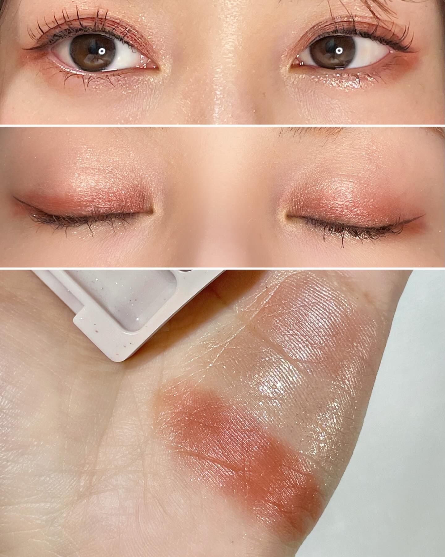 ジューシーピュアアイズ/キャンメイク/アイシャドウパレットを使ったクチコミ（3枚目）