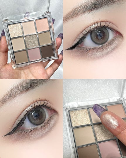 KEYBO FALL IN LOVE SHADOW PALETTE/keybo/アイシャドウパレットを使ったクチコミ(4枚目)