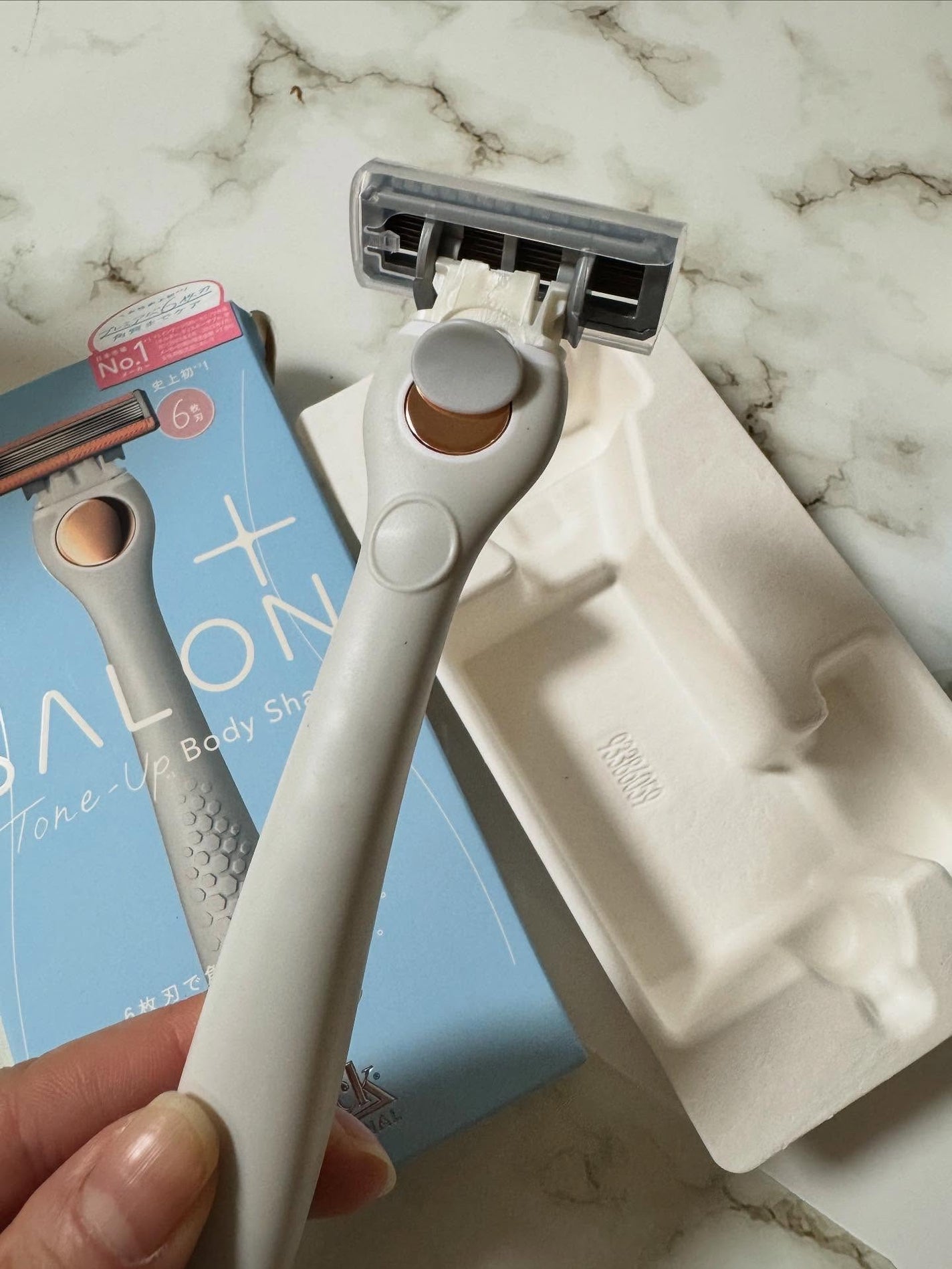 サロンプラス エンザイム ボディ シェービングエマルジョン/サロンプラス/ムダ毛ケアを使ったクチコミ(2枚目)