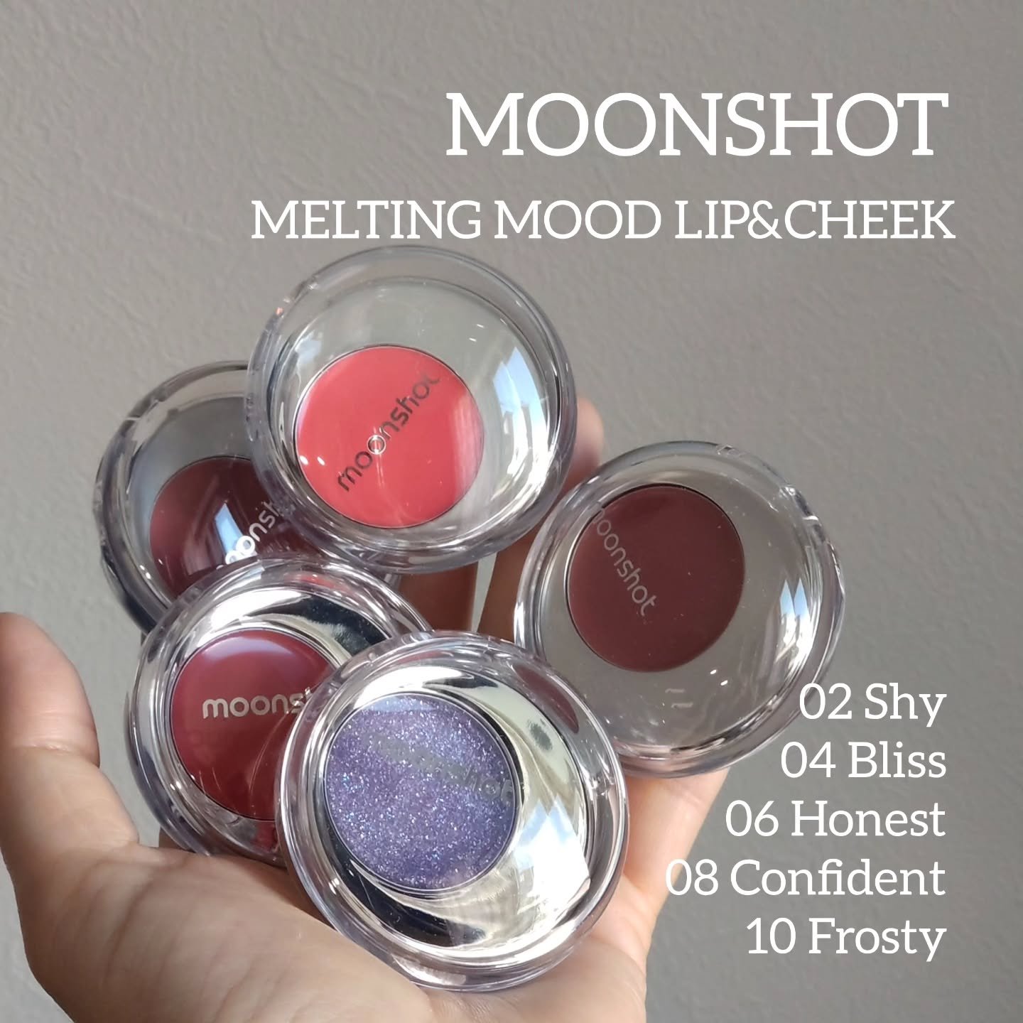 メルティングムードリップ&チーク/moonshot/ジェル・クリームチークを使ったクチコミ（1枚目）