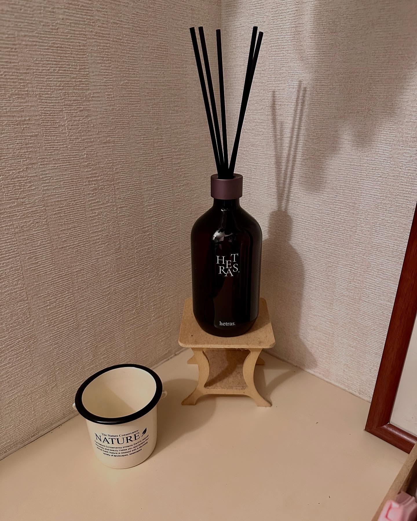 プレミアムディフューザー/hetras/ルームフレグランスを使ったクチコミ（3枚目）