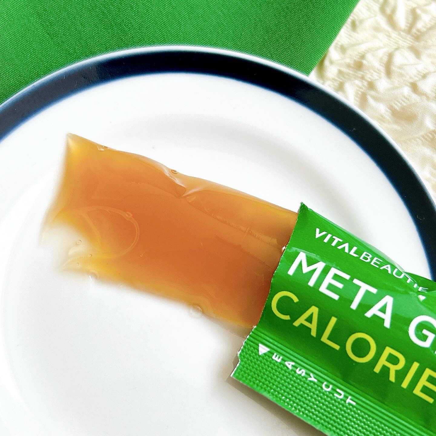 メタグリーン カロリーカットゼリー/VITALBEAUTIE/ボディサプリメントを使ったクチコミ（3枚目）
