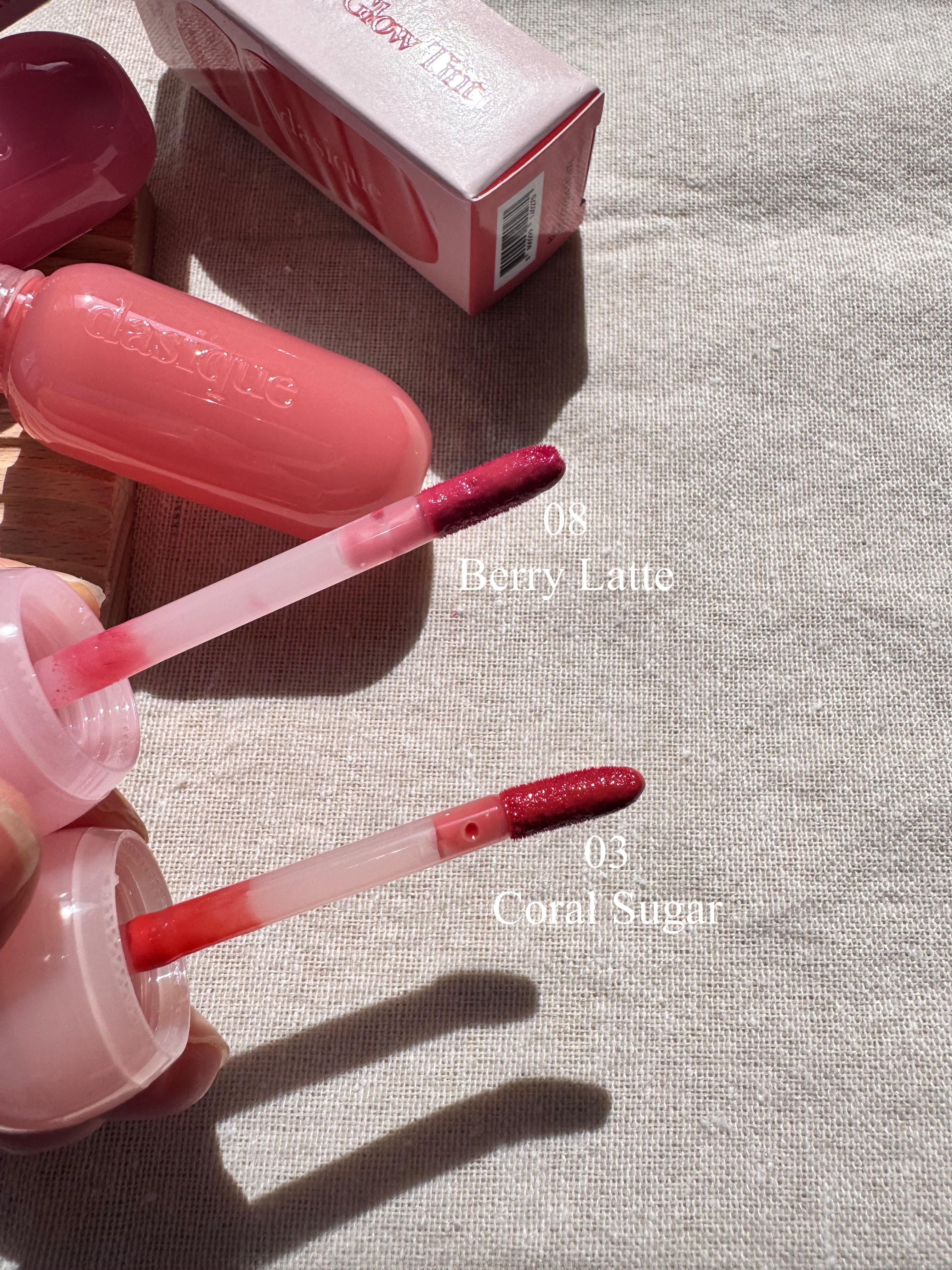 ジューシーデューイグロウティント/dasique/リップティントを使ったクチコミ（3枚目）