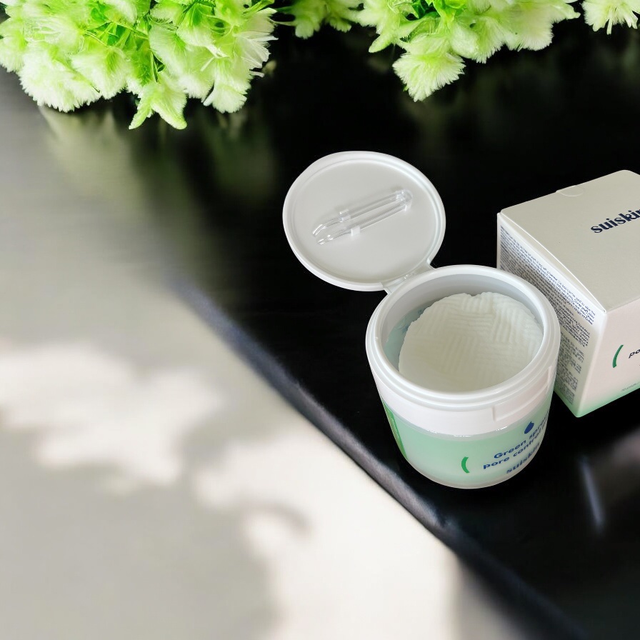 若芽ポアコントロール部分パック/suiskin/トナーパッドを使ったクチコミ（2枚目）