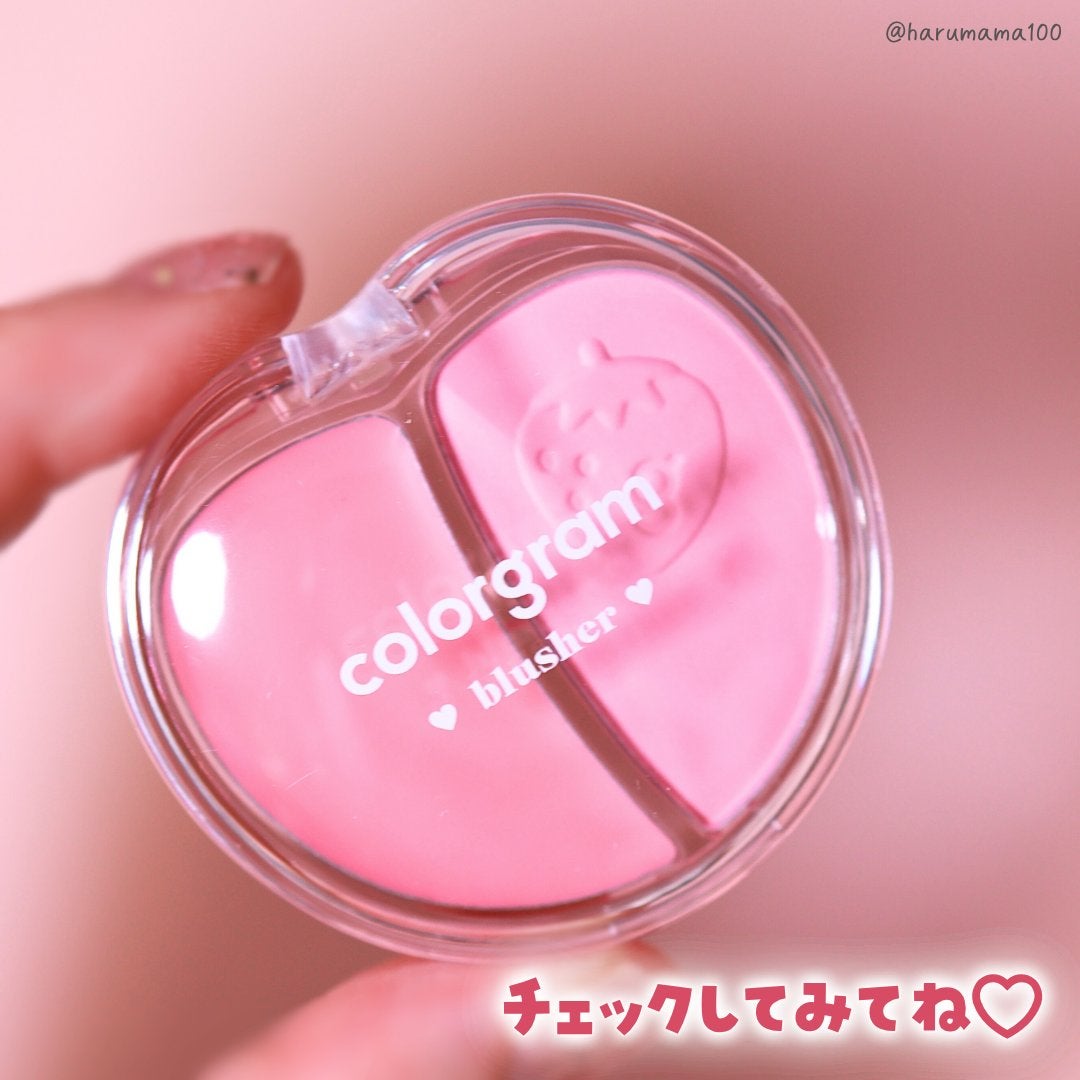 ティントリー ハーフ&ハーフブラッシャー/Colorgram/パウダーチークを使ったクチコミ(7枚目)